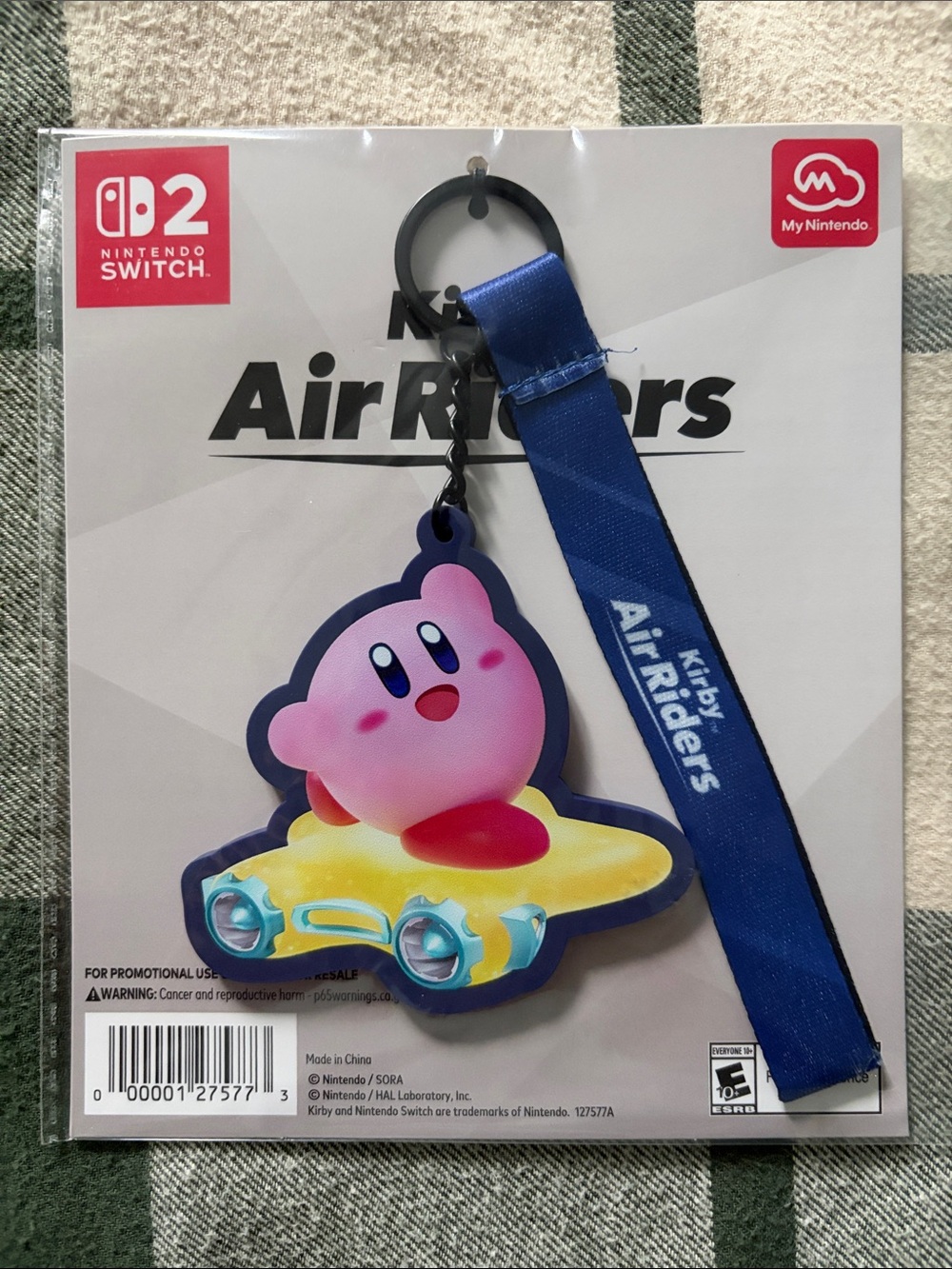 Nintendo Kirby Air Riders Keychain MyNintendo